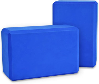 Foam Yoga Block (Set of 2) – 9" x 6" x 4"