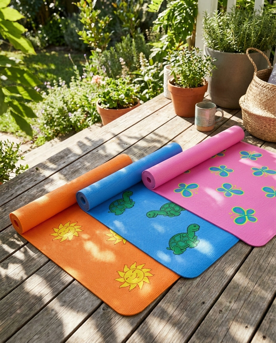 Yogaaccessories Yoga Mat For Kids, Turtle