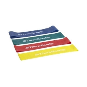 Thera-Band Resistance Band Loop - Yellow / THIN, 12'' Lay Flat Length